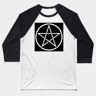 Pentacle Star Pentagram Occult Baseball T-Shirt